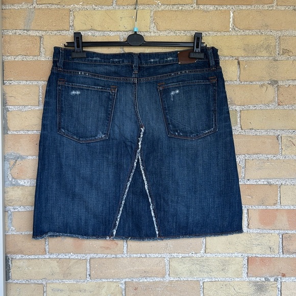 Banana Republic Denim Skirt with Distressed Details - Picture 3 of 4
